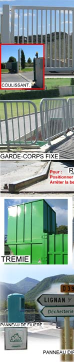 El&eacute;ments de d&eacute;chetteries