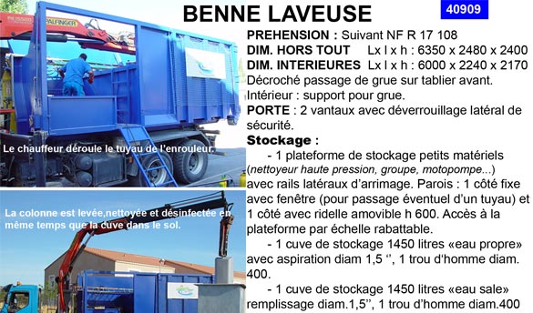 Benne laveuse : TAM Bennebennes