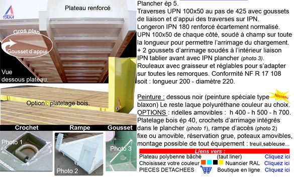 Plateaux polybennes: TAM Bennebennes